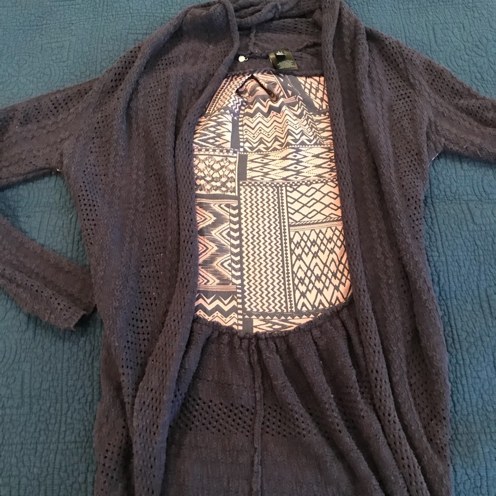 Anthropologie knotted and knitted sweater